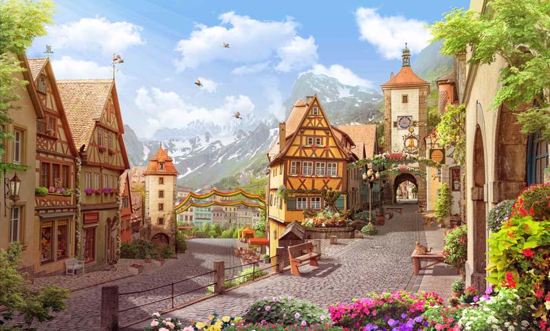 Фотообои Artside Старый город 35273k