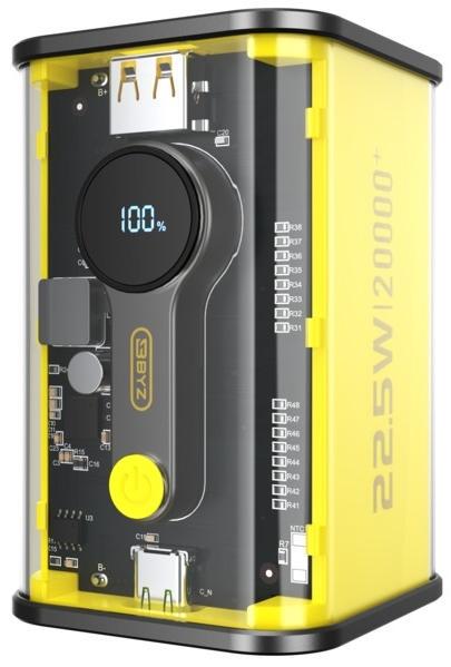 Портативное зарядное устройство BYZ W90 20000 mAh 22,5W Yellow (BYZ-W90-Y) Портативное зарядное устройство BYZ W90 20000 mAh 22,5W Yellow (BYZ-W90-Y)