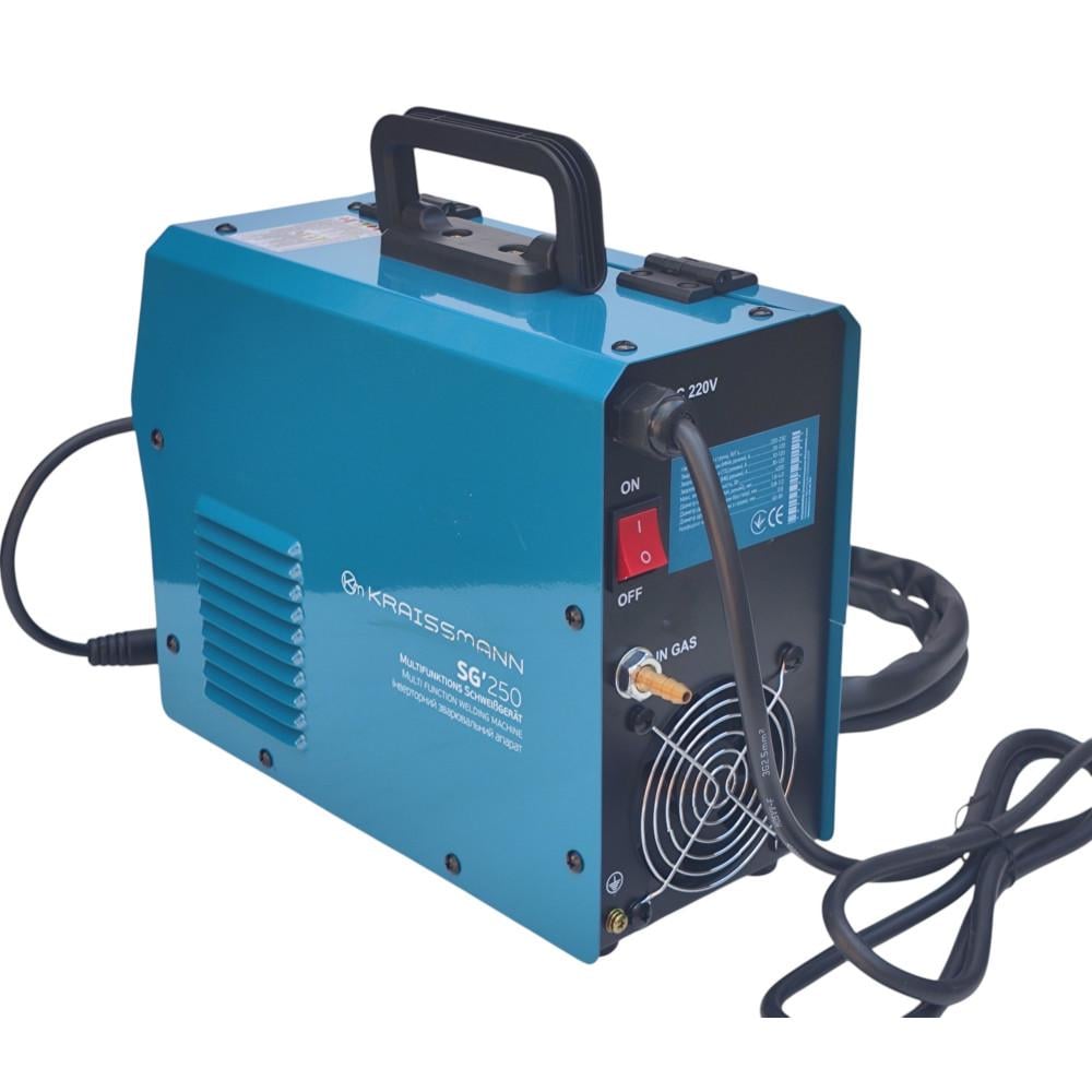 Сварочный полуавтомат KRAISSMANN SG'250 (MIG/MMA/TIG) - фото 6