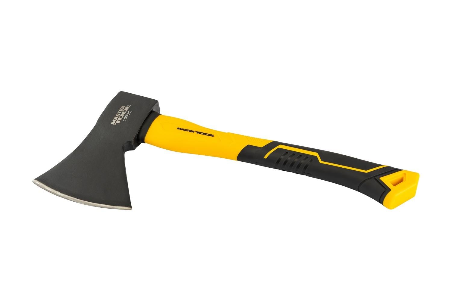 Топор MasterTool 1000 г HRC 50 рукоятки из стекловолокна 370 мм (05-0906)