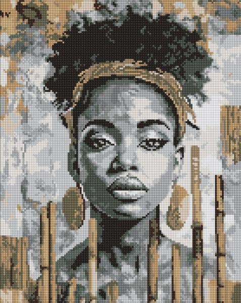 Алмазная мозаика Ideyka Экзотический монохром 40x50 см (Id-AMO8274)