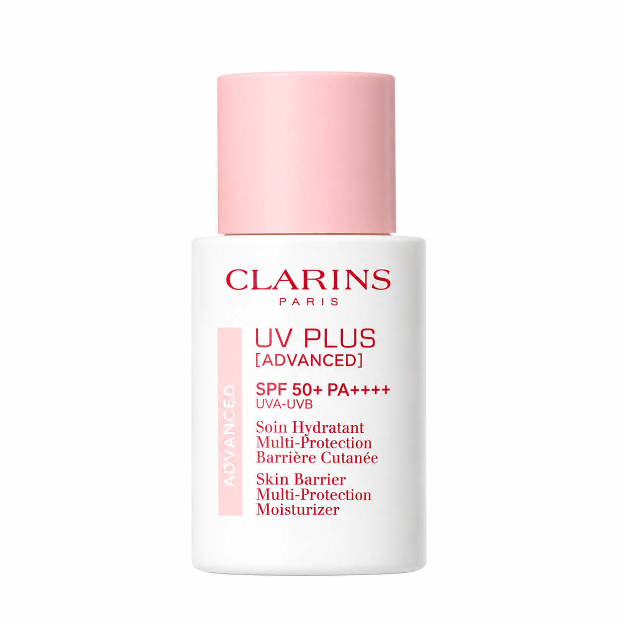 Тонирующий солнцезащитный флюид для лица Clarins UV Plus Advanced SPF 50 PA++++ Rosy Glow 30 мл
