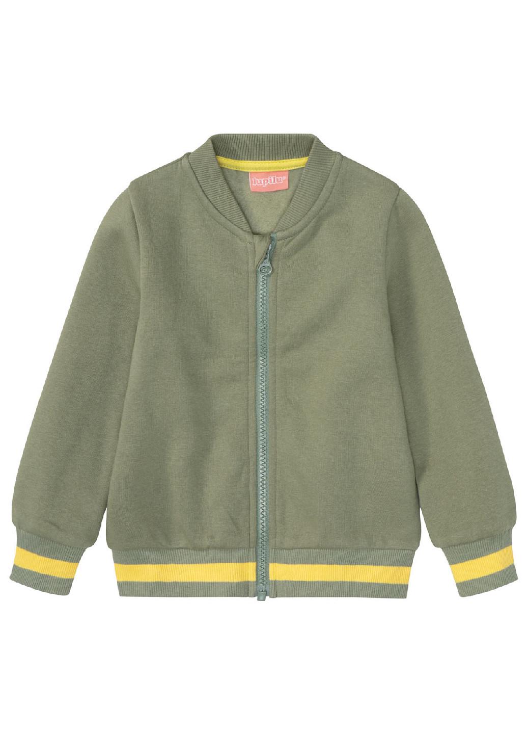 Кофта для девочки Lupilu утепленная 98-104 см Зеленый