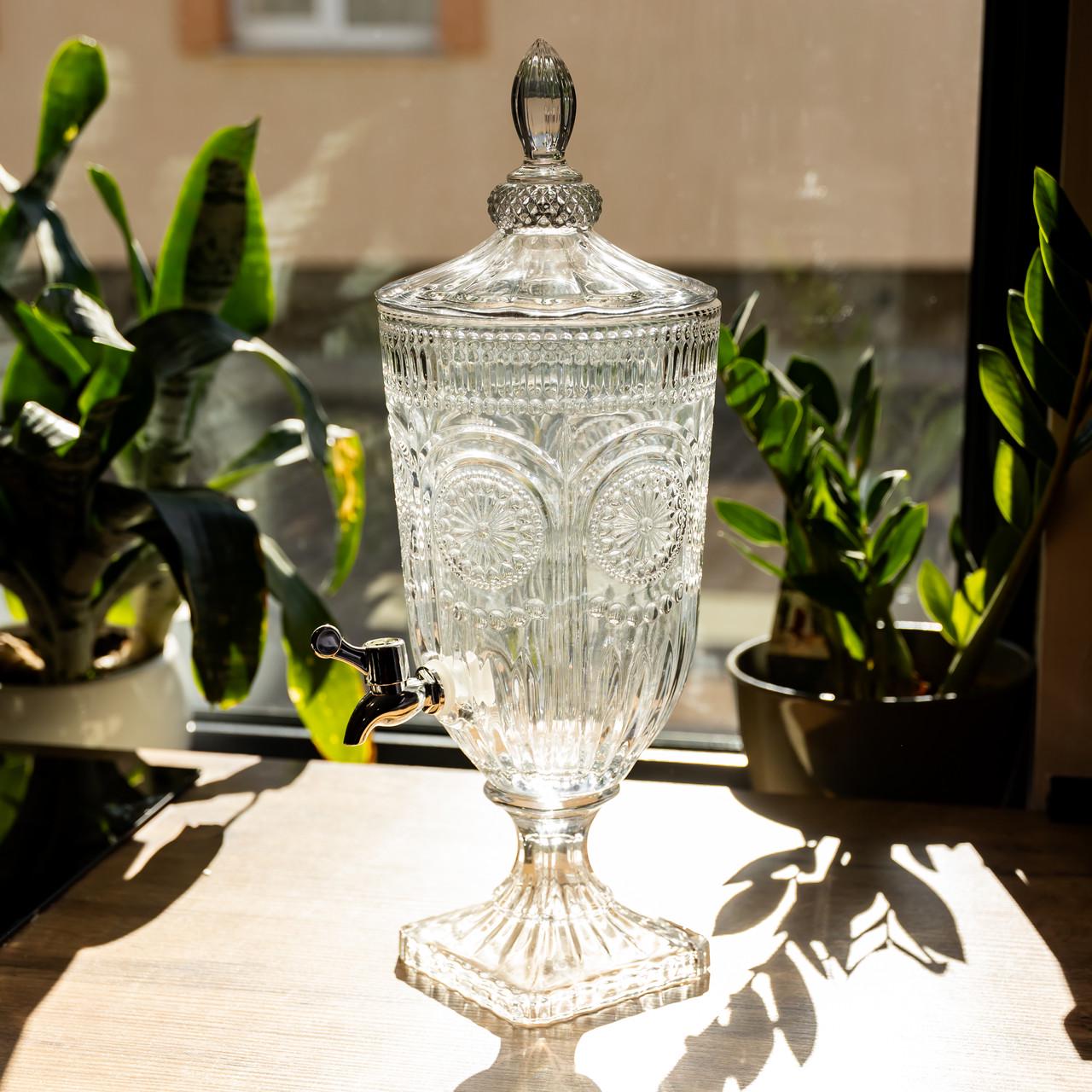 Лимонадница с краном стеклянная 3 л (HP-19-290)