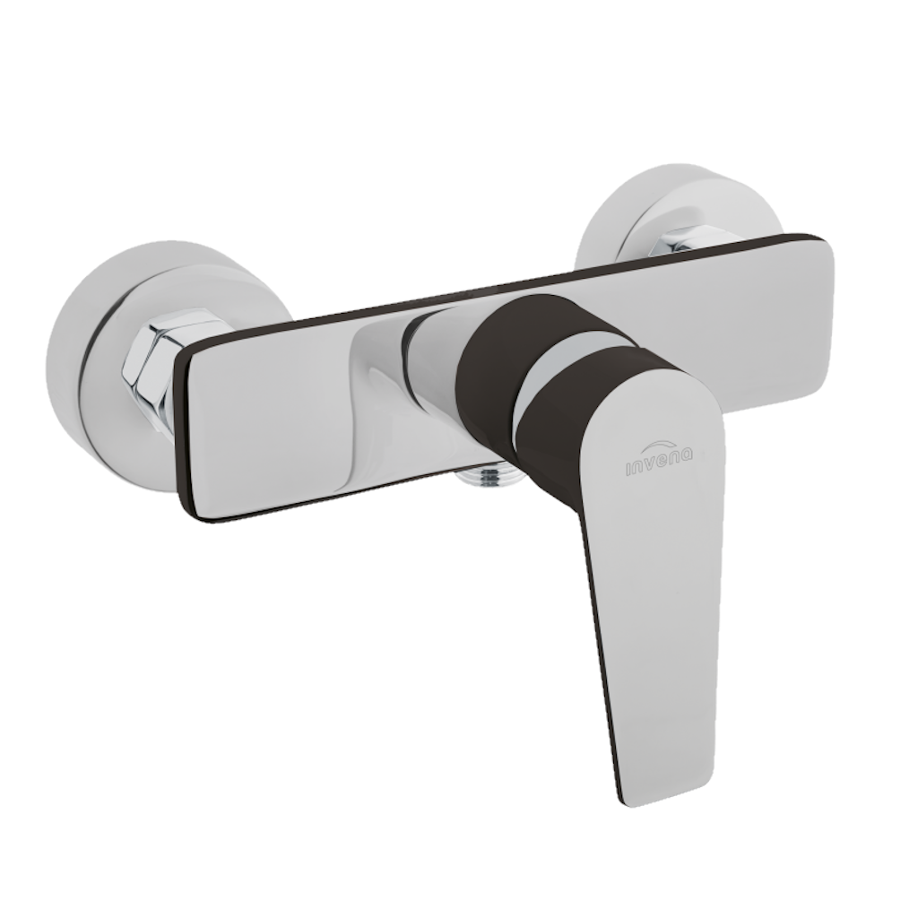 Смеситель для душа Invena Dokos однорычажный Графит/Хром (BN-19-005)