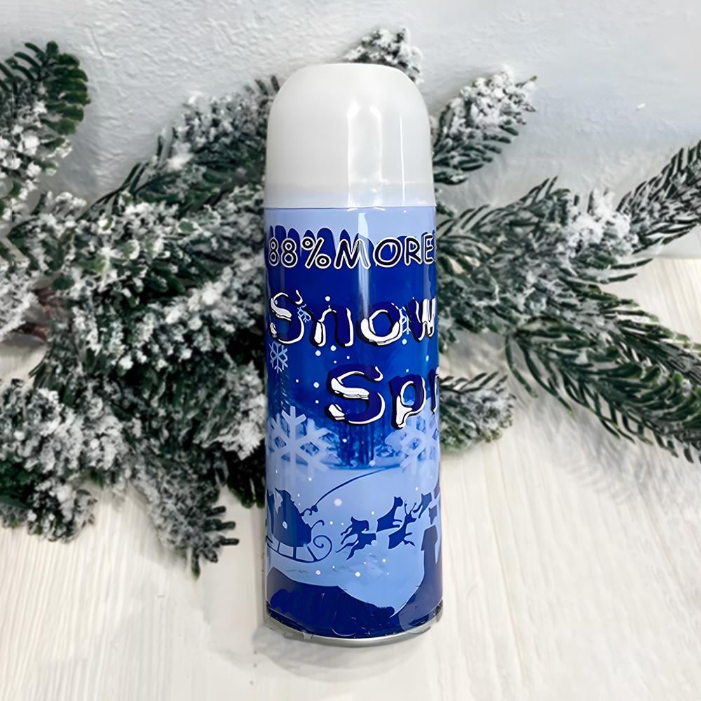 Снег искусственный для декора и окон в баллончике 300 мл Белый (37-83516)