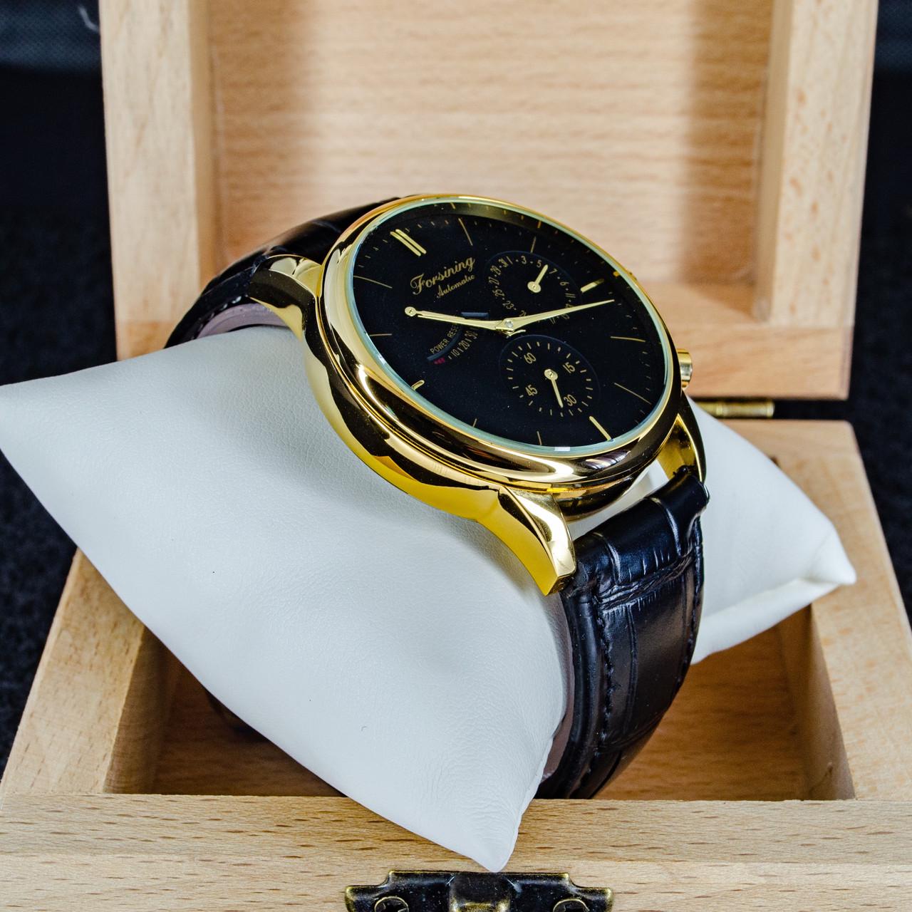 Наручний годинник чоловічий механічний Forsining 6916 з автопідзаводом індикатор запасу ходу (1059-0190) - фото 4 Наручний годинник чоловічий механічний Forsining 6916 з автопідзаводом індикатор запасу ходу (1059-0190) - фото 4