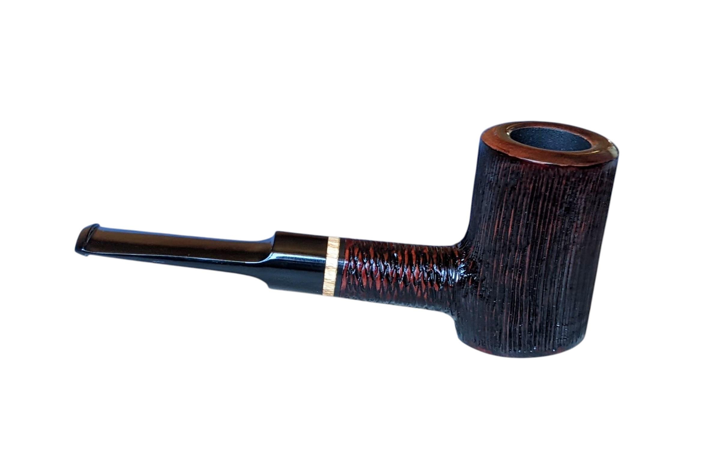 Курительная трубка Golden Gate Poker рустована (310) - фото 2