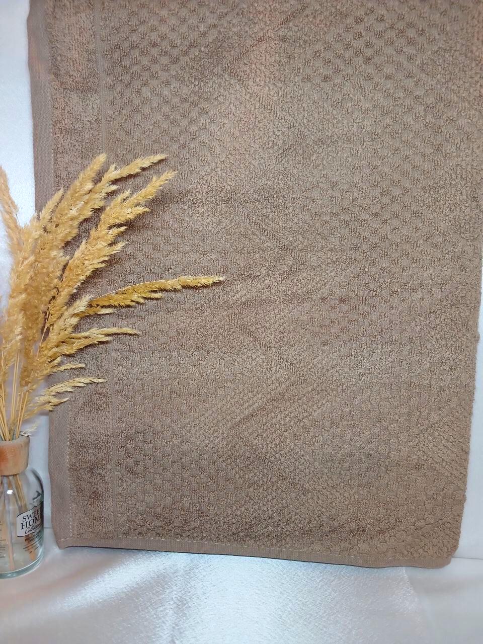 Рушник махровий Cotton Area Zikzak Bukle 70х140 см Світло-коричневий (12696) - фото 4 Рушник махровий Cotton Area Zikzak Bukle 70х140 см Світло-коричневий (12696) - фото 4