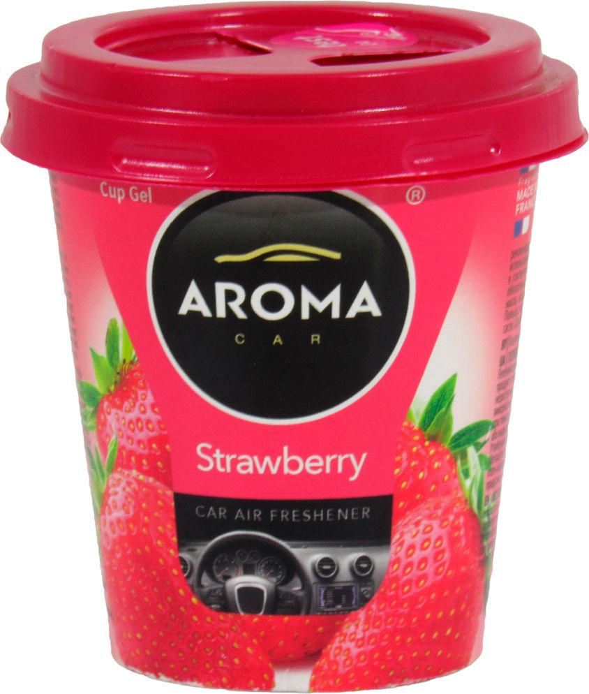 Ароматизатор для авто Aroma Car Cup Strawberrry на панель приборов 130 мл (92781) Ароматизатор для авто Aroma Car Cup Strawberrry на панель приборов 130 мл (92781)