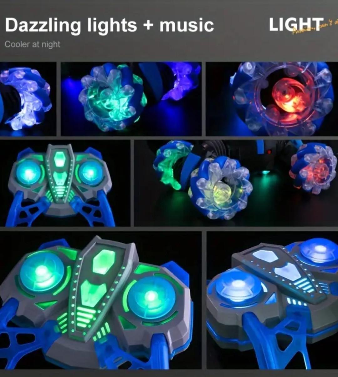 Радіокерована машинка перевертень Twist Stunt Car для дітей з підсвічуванням та трюками 360° та димом - фото 5 Радіокерована машинка перевертень Twist Stunt Car для дітей з підсвічуванням та трюками 360° та димом - фото 5