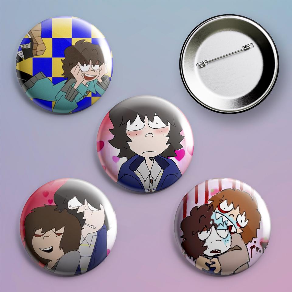 Значки на рюкзак One Wheat Mark 4 шт.