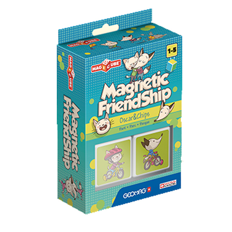Конструктор магнитный Geomag 107mc magicube oscar&chips park 2 кубика Конструктор магнитный Geomag 107mc magicube oscar&chips park 2 кубика