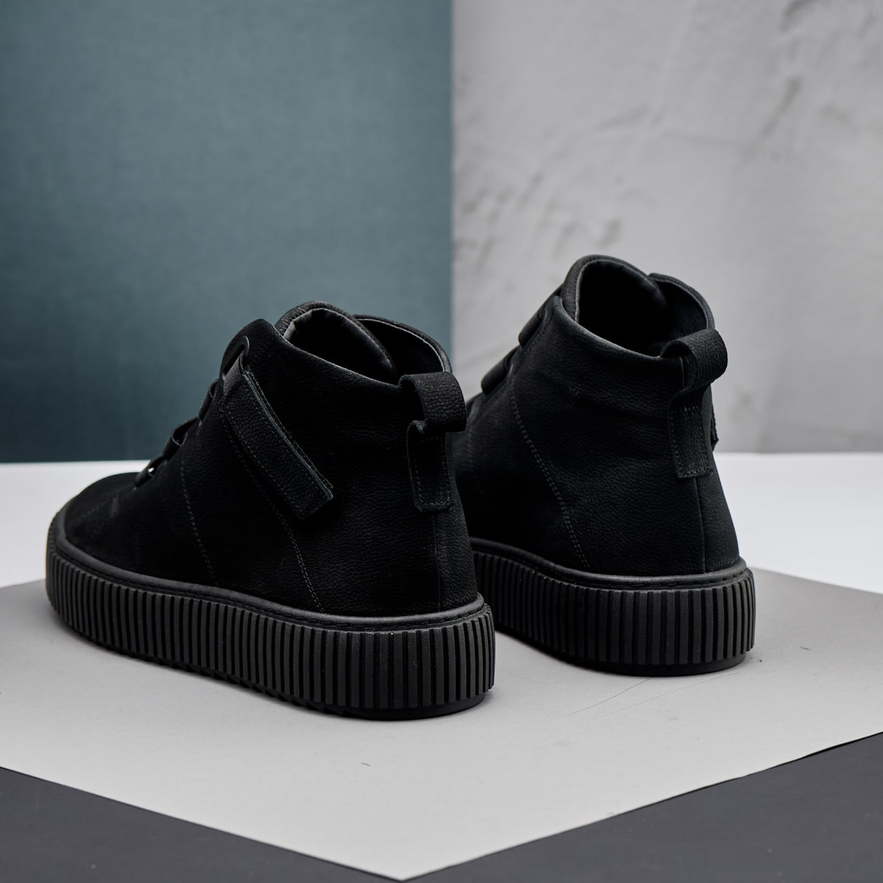 Ботинки мужские зимние из нубука Gross р. 44 29 см Черный (30164213) - фото 7 Ботинки мужские зимние из нубука Gross р. 44 29 см Черный (30164213) - фото 7