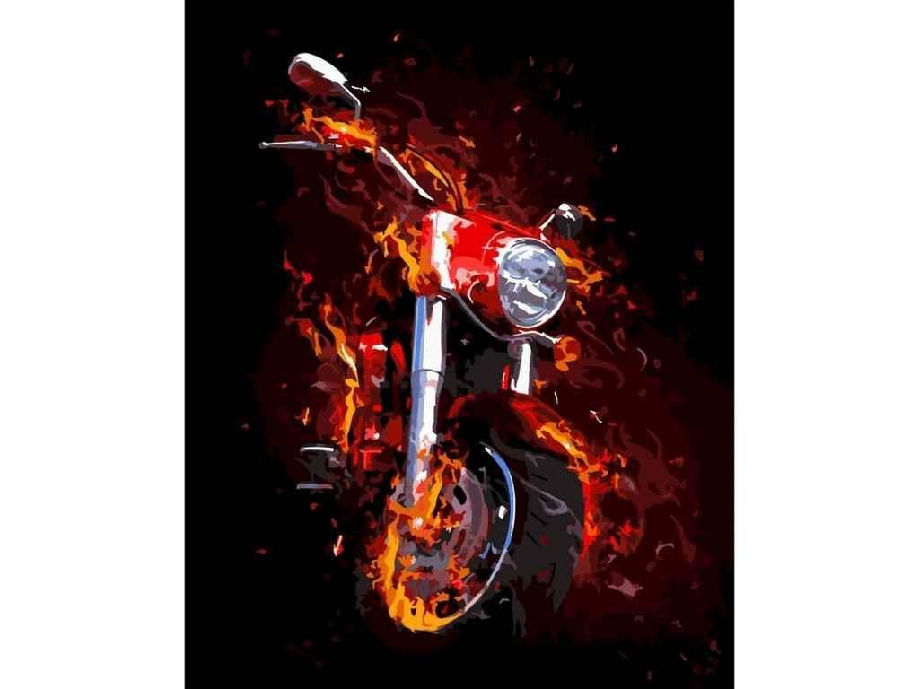 Картина по номерам Strateg Скорость в огне 40х50 см (SY6708)