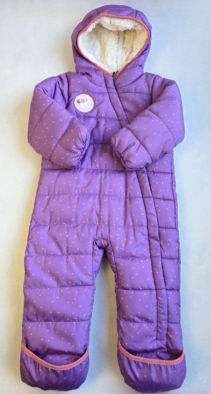 Комбінезон для дівчаток зимовий Lily&Dan на хутрі 98-104 см (480804) Комбінезон для дівчаток зимовий Lily&Dan на хутрі 98-104 см (480804)