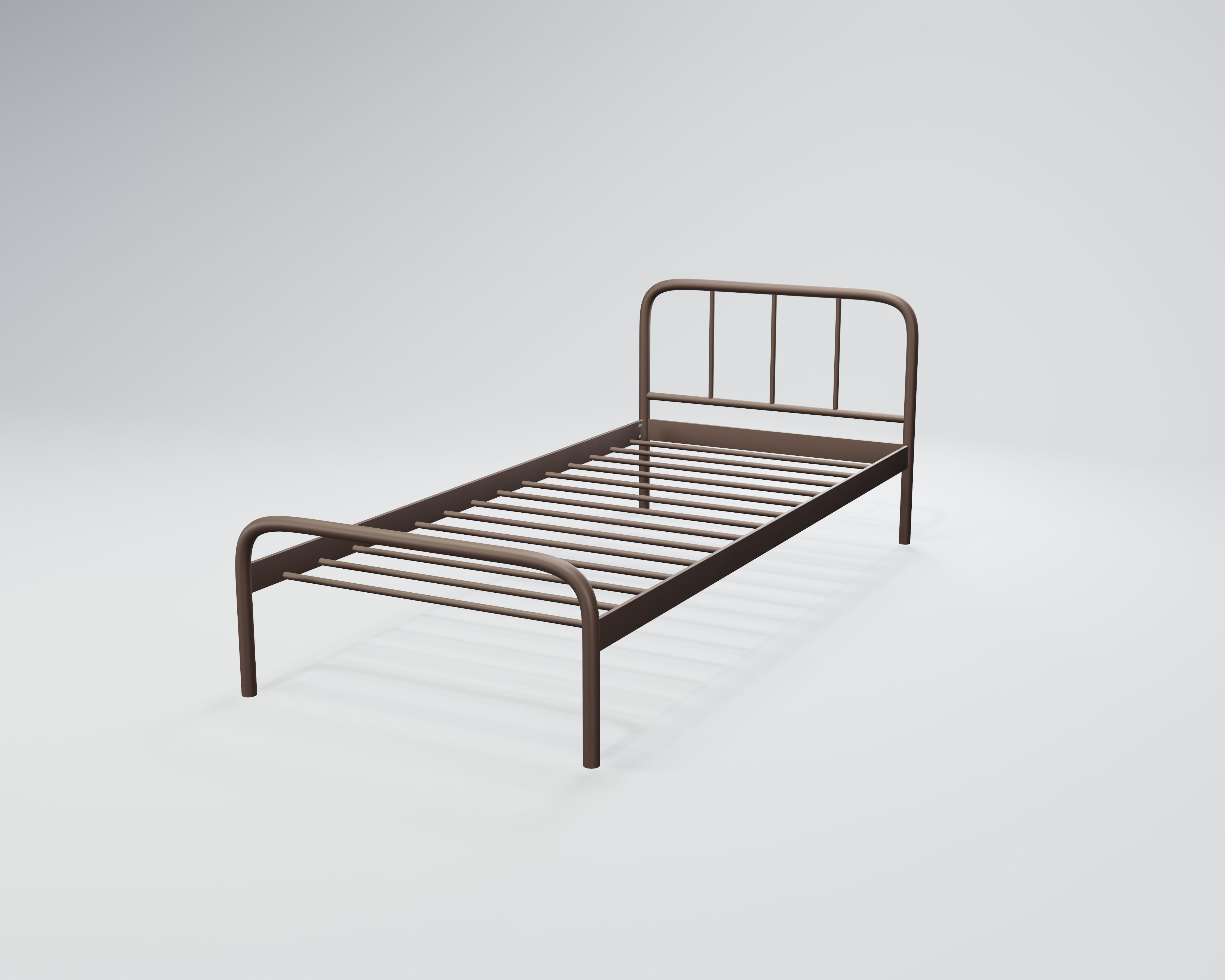Кровать металлическая Ирис Мини 90x200 см Черная медь Кровать металлическая Ирис Мини 90x200 см Черная медь