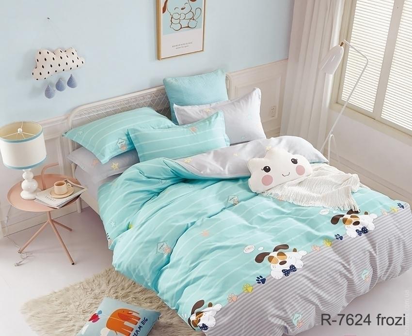 Комплект постільної білизни TAGtekstil полуторний наволочки 70x70 см (R7624 frozi)