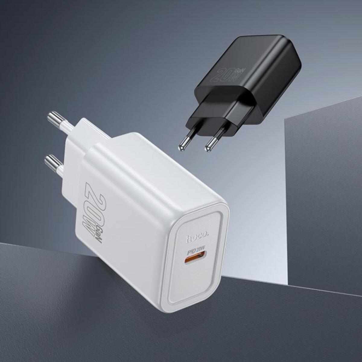Зарядное устройство для телефонов Hoco N60 Gentle USB Type-C White (bf6a193d) - фото 4