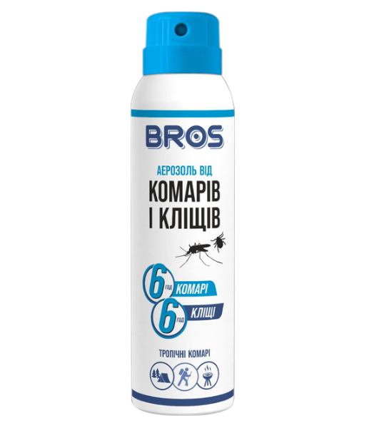 Аерозоль від комарів і кліщів Bros 90 мл (2633571905)