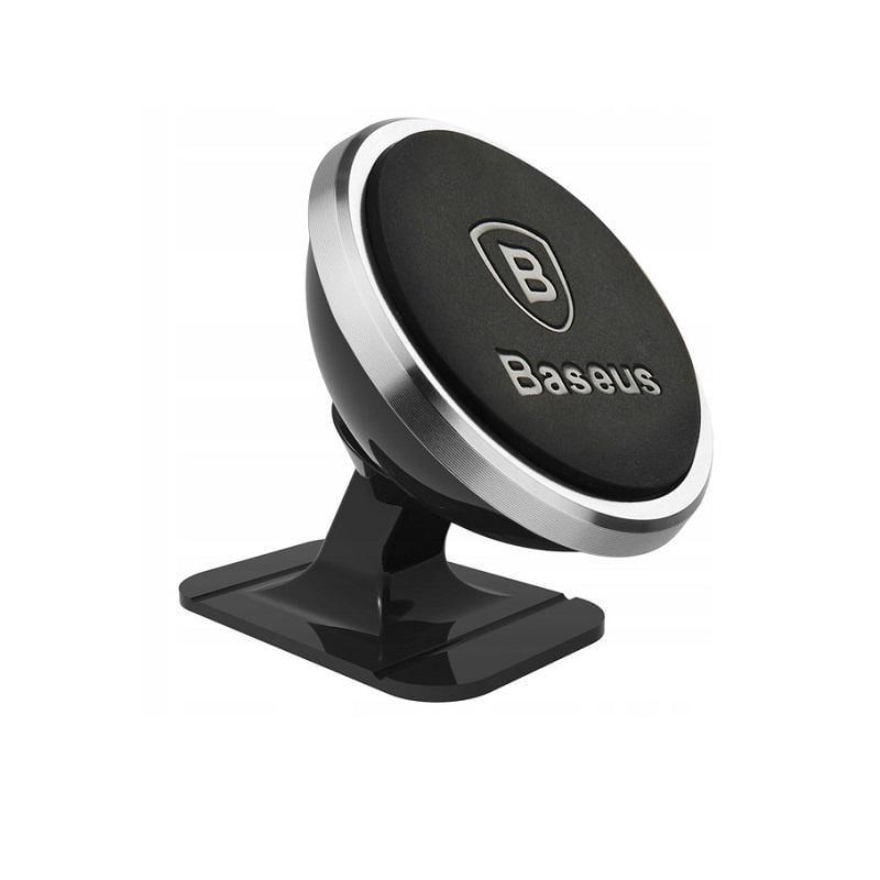 Автодержатель для телефона BASEUS 360° Adjustable Magnetic Phone Mount Silver (SUCX140012)