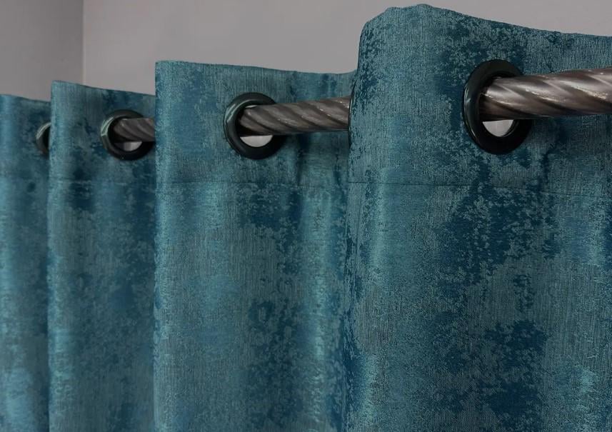 Комплект штор на люверсах Sultan YL жакард 1,5х2,5 м 2 шт. Лазурний (1546ш 37-0253) - фото 5