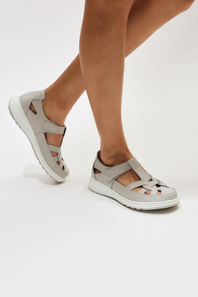 Сандалии женские ALLSY на платформе р. 38 Серый (195169) - фото 4
