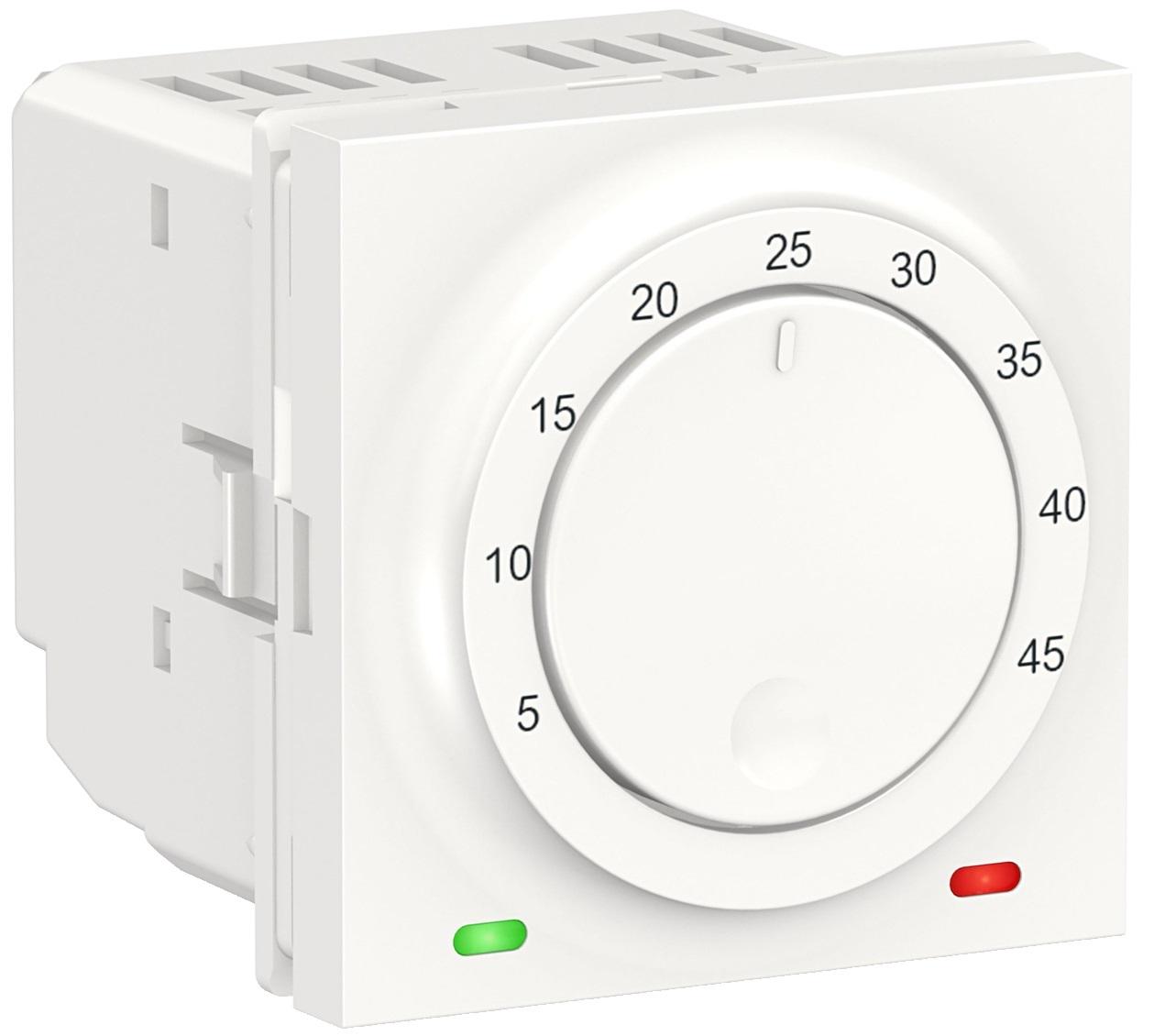 Термостат теплої підлоги Schneider Electric Unica 10А Білий (NU350318) - фото 1