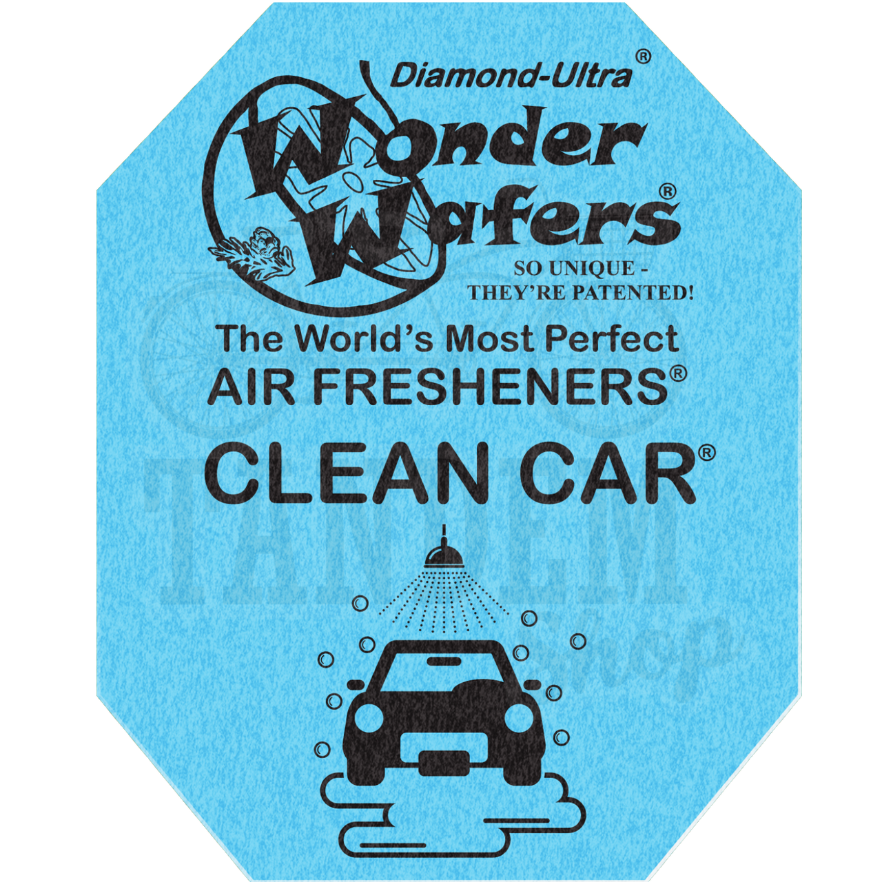 Ароматизатор в пластинке Wonder Wafers Clean Car 65x50 мм