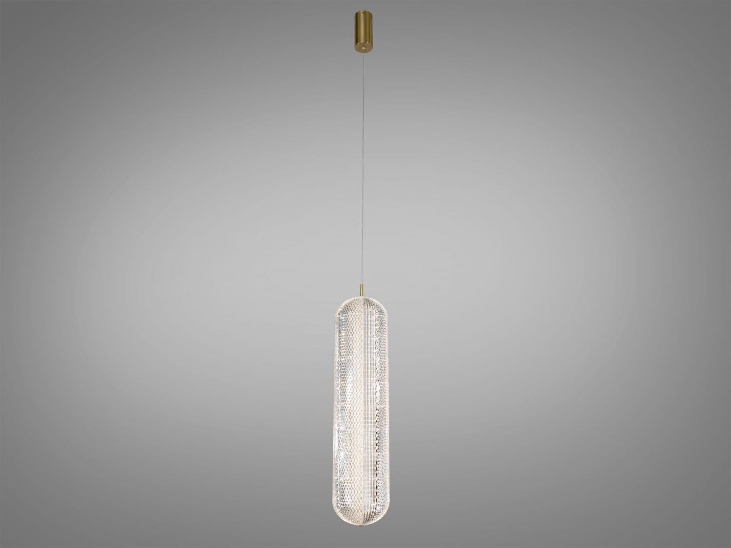 Подвес светодиодный Diasha 17W Золотой (D221204/1 L600)