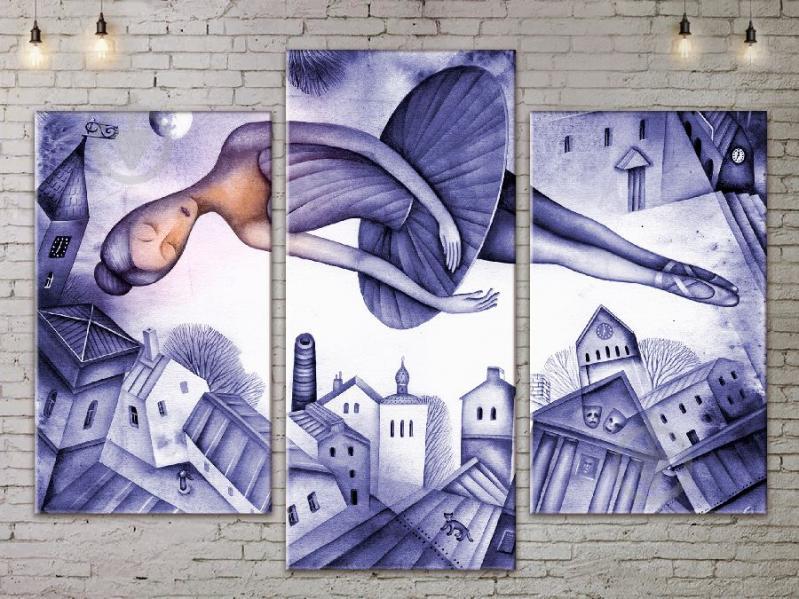 Модульная картина ArtStar ADA0047 размер 45 х 70 см