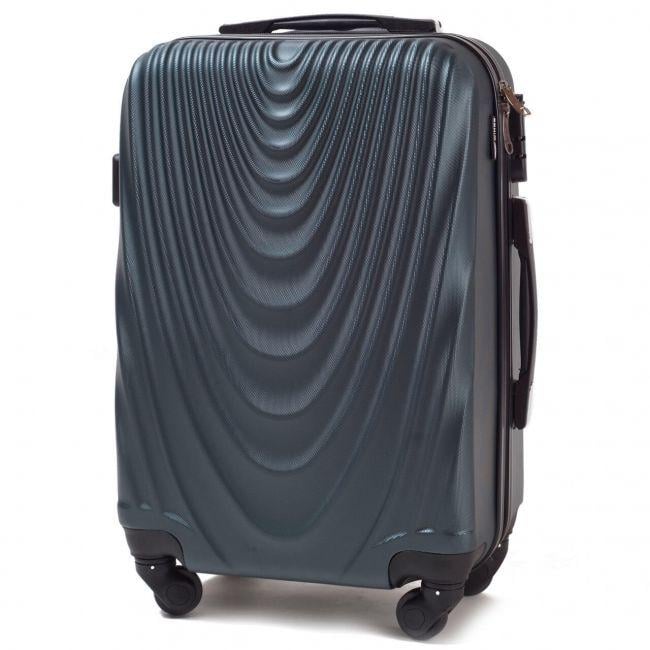 Чемодан средний пластиковый Wings 304 Зеленый - фото 1 Чемодан средний пластиковый Wings 304 Зеленый - фото 1