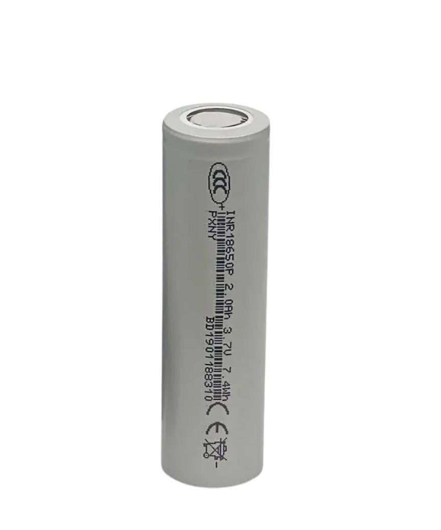 Аккумулятор-батарейка 18650 Li-ion плоский наконечник 2000 mAh 3,7V (SZ-642050)