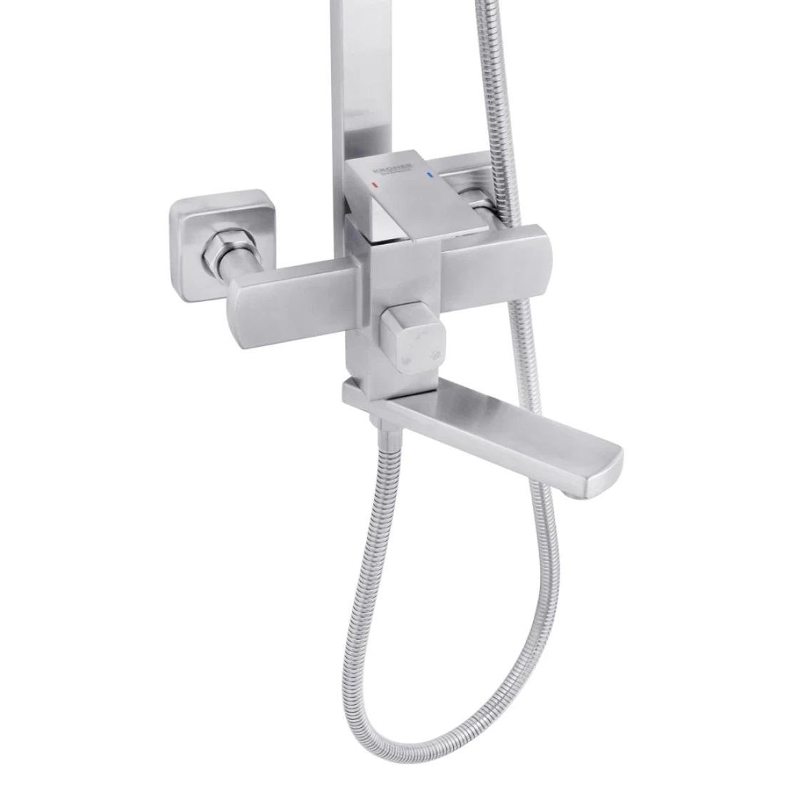 Система душевая Kroner ESG063 и смеситель для раковины Kroner Kubus-ESG010 - фото 4