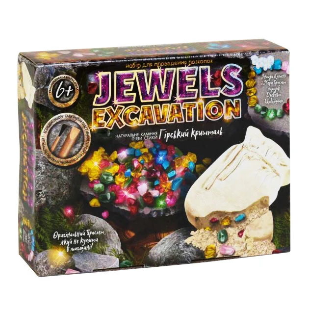 Набор для экспериментов Danko Toys Jewels Excavation от 6 лет (ID-175-E-41) Набор для экспериментов Danko Toys Jewels Excavation от 6 лет (ID-175-E-41)