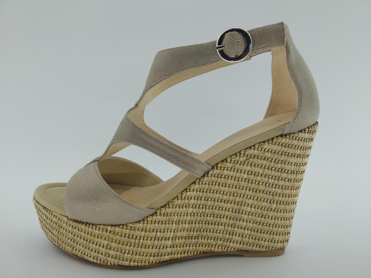 Босоножки женские на танкетке Unisa р. 38 24,5 см Серый (984520745) Босоножки женские на танкетке Unisa р. 38 24,5 см Серый (984520745)