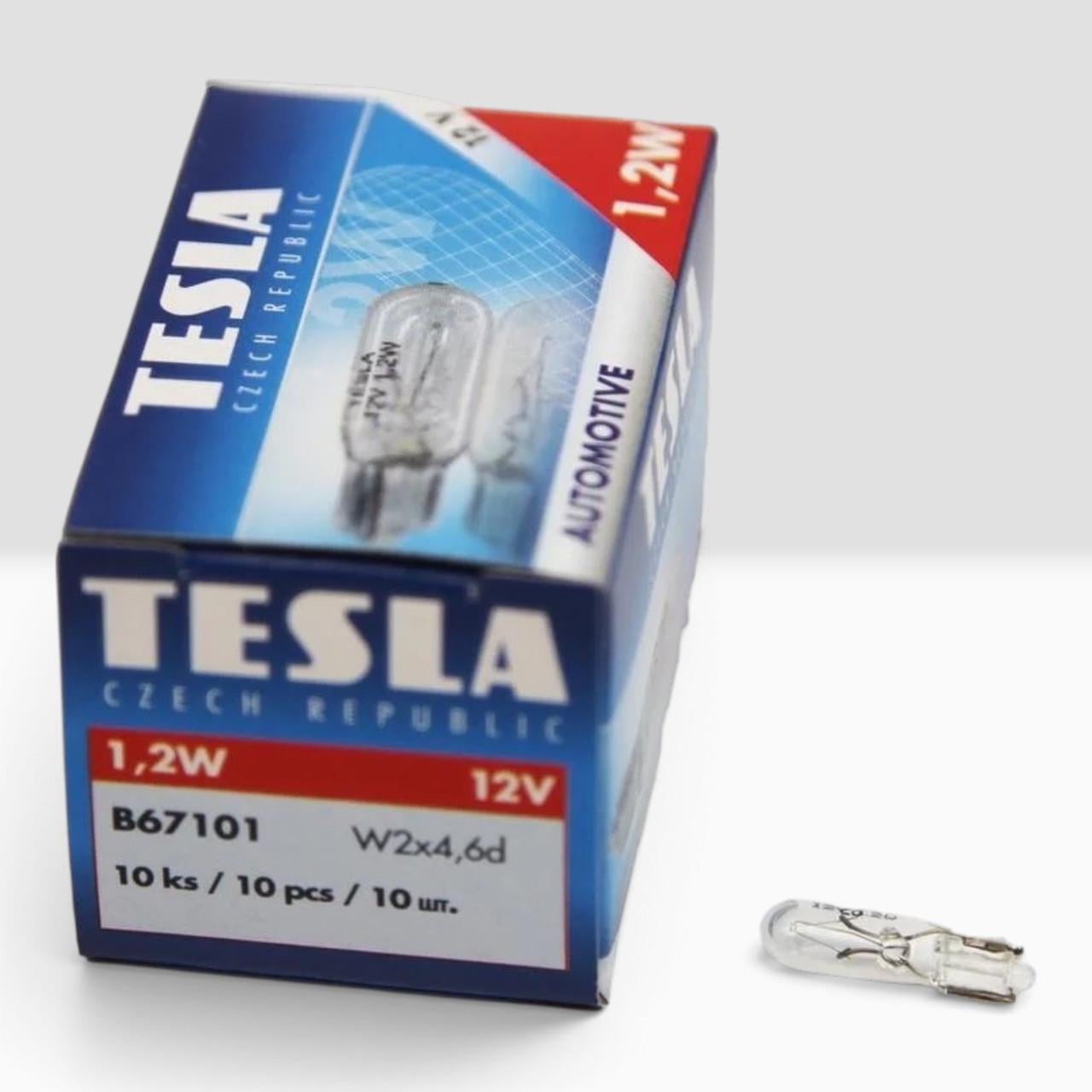Лампочка щитка приборов TESLA имела 1,2 Вт без светофильтра (B67101)