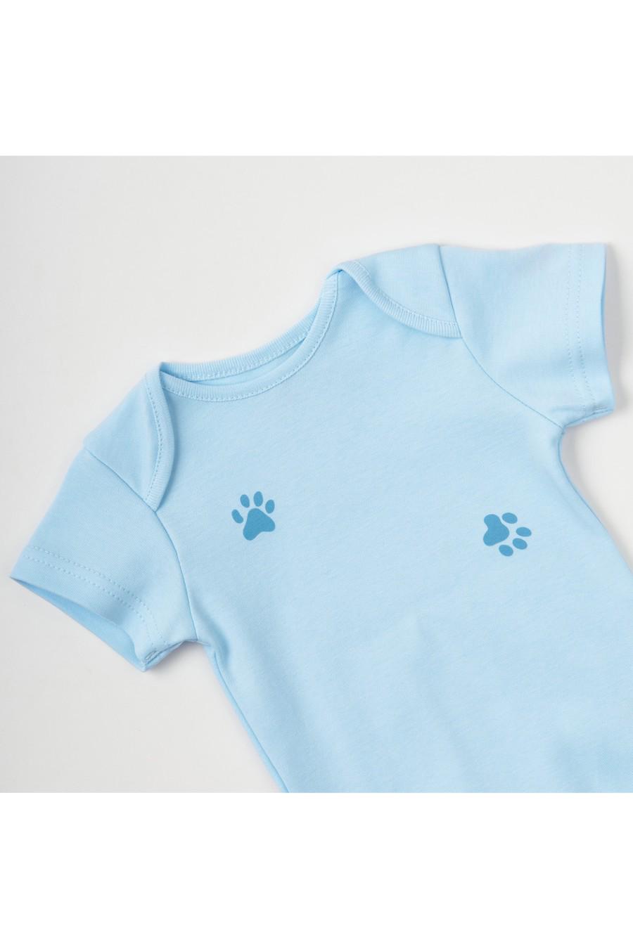 Боди KRAKO 56-62 см тигрик Голубой (77389) - фото 3 Боди KRAKO 56-62 см тигрик Голубой (77389) - фото 3