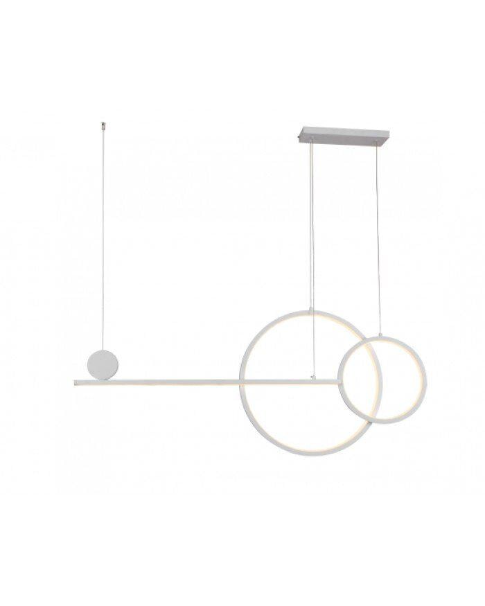 Люстра Laguna Lighting 434 100x5x100 см Білий (43473-55) Люстра Laguna Lighting 434 100x5x100 см Білий (43473-55)