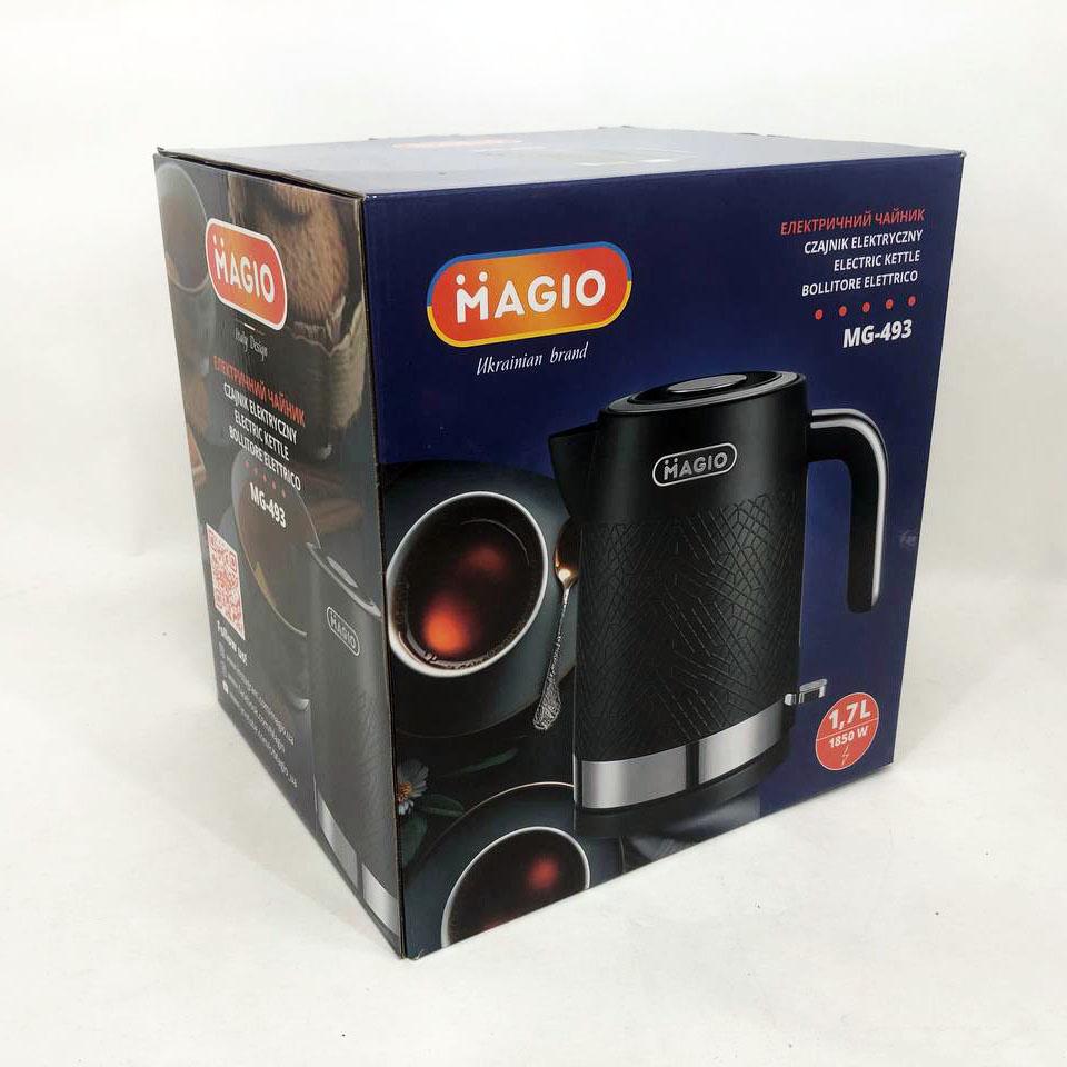 Электрочайник Magio MG-493 1,7 л Черный (338701) - фото 3 Электрочайник Magio MG-493 1,7 л Черный (338701) - фото 3