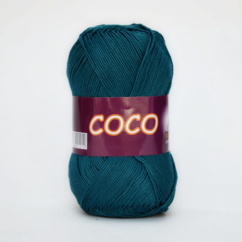 Пряжа Vita Cotton Coco 4330 петроль (3406)