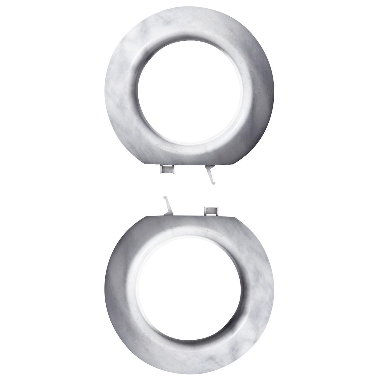 Рамка боковая Schneider Electric Renova комбинированная PC/ABS 83x83x15 мм Белый мрамор (WDE011461)