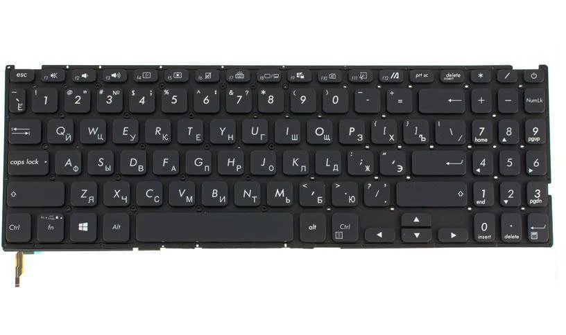 Клавиатура для ноутбука Asus X509FB Черный (171754)