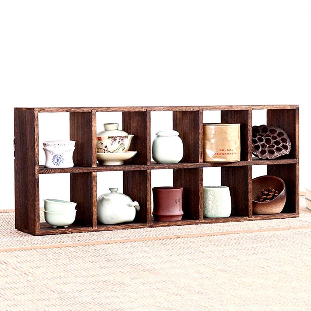 Полка настенная из дерева Антилия горизонталь Мокко (НСП-107510)