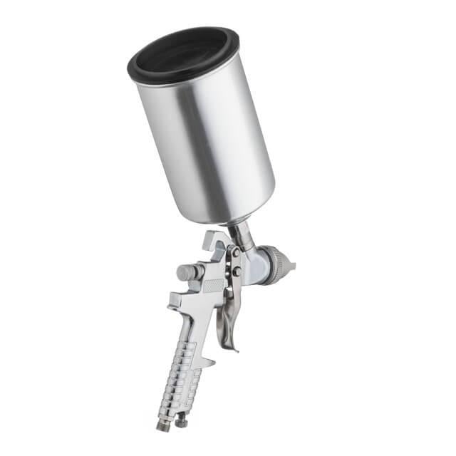 Фарбопульт пневматичний Intertool PT-0107 HVLP форсунка 1,3 мм верхній металевий бачок 1000 мл 3 бар (1649999112) - фото 7 Фарбопульт пневматичний Intertool PT-0107 HVLP форсунка 1,3 мм верхній металевий бачок 1000 мл 3 бар (1649999112) - фото 7