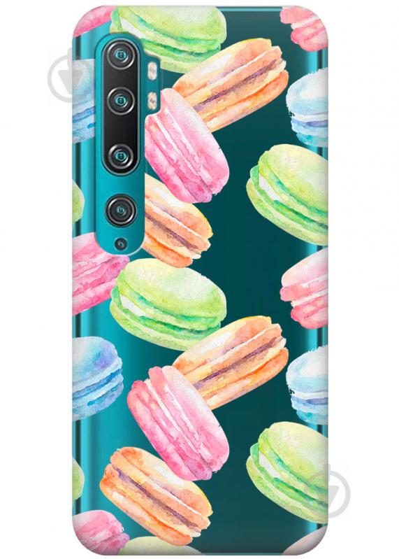 Чехол iSwag для Xiaomi Mi Note 10 Pro Французские печенья (H329)