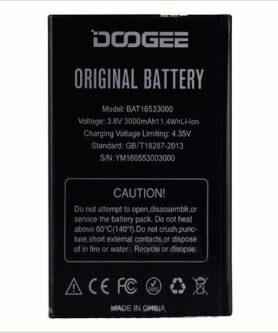 Батарея Doogee X9/X9s BAT16533000