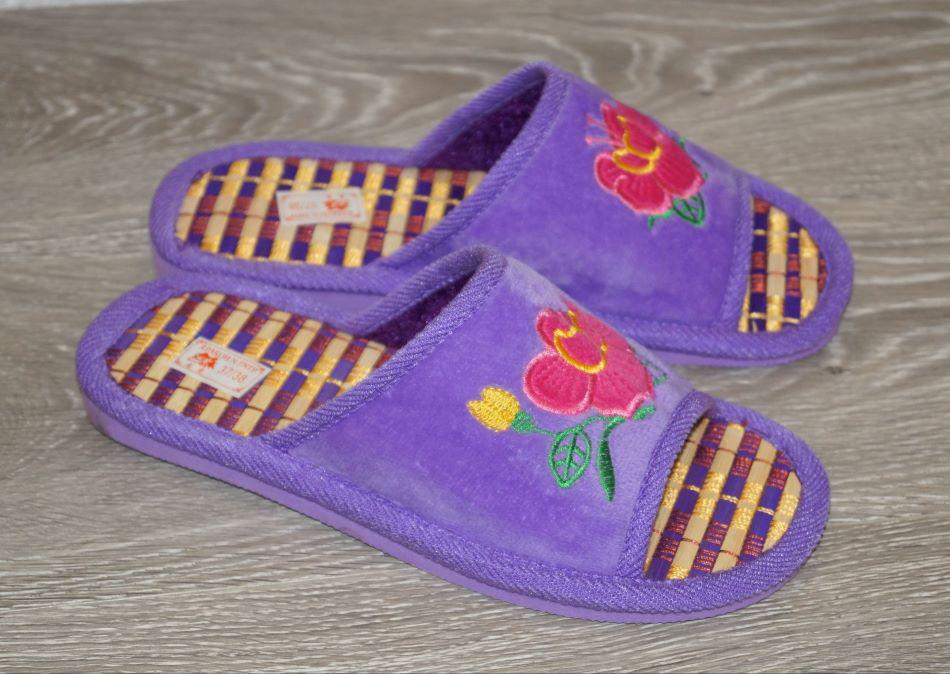 Тапочки комнатные Elmob 37/38 р. 23 см Фиолетовый (30320-3738)