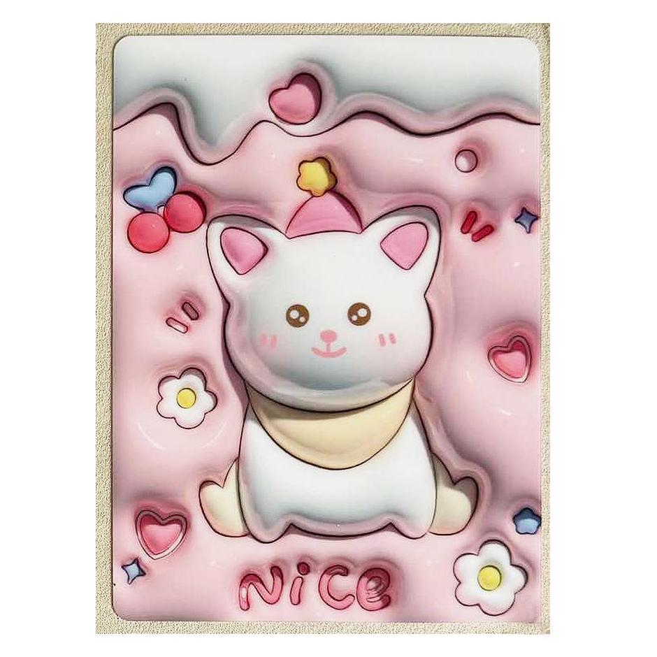 Фотоальбом для Fujifilm Instax Mini 12/11/90/99/7+/9/EVO/Link/Liplay на 200 фото Pink kitten (24570628)