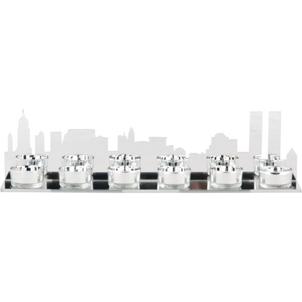 Підсвічник KARE Design Tealight Holder Skyline Big (1704828099) - фото 1